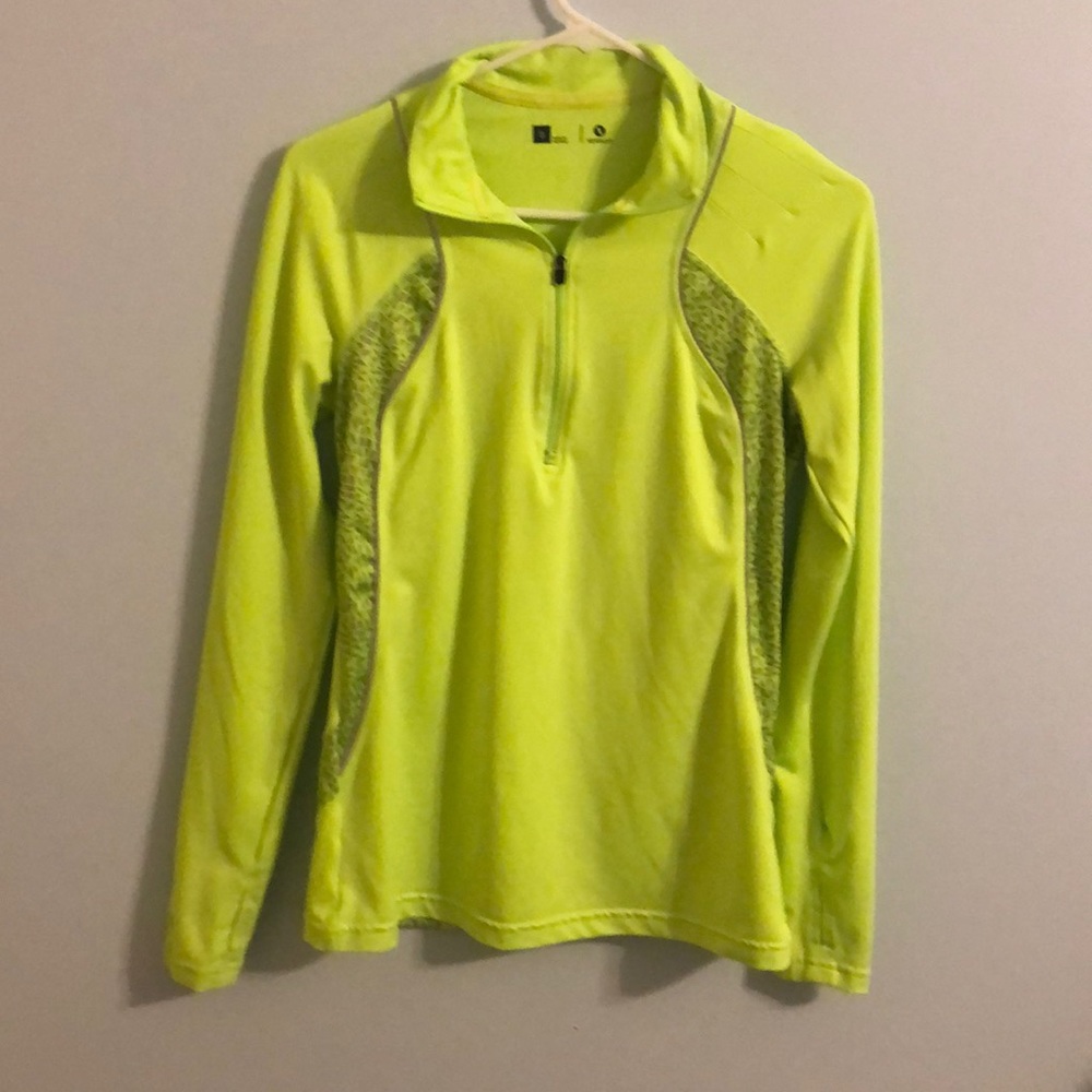 Quarter zip athletic jacket